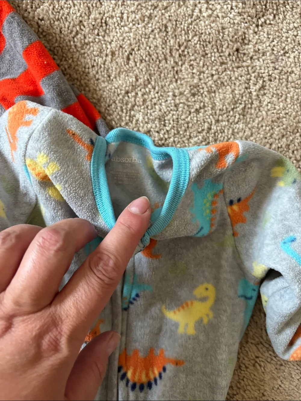 5 Boys Fleece Sleepers - 12 Months Sleep & Play